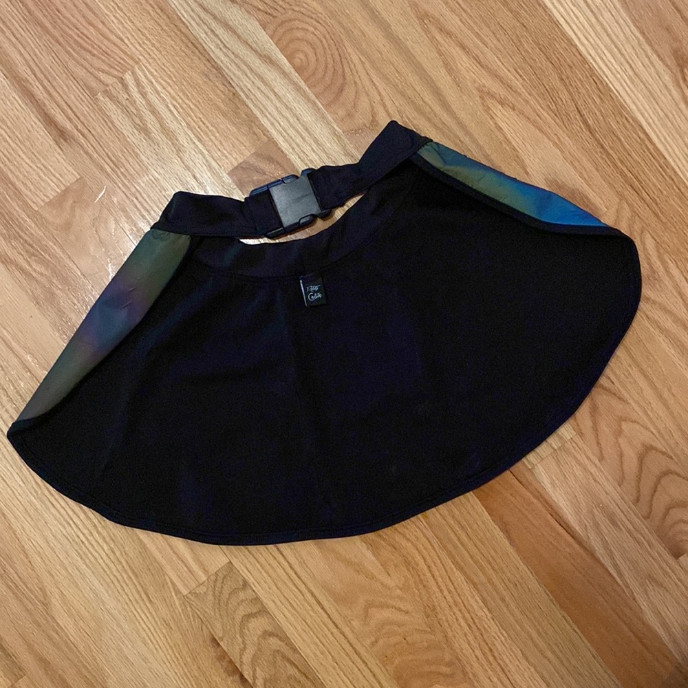 Reflective Half Skirt with Buckle Closure - Rolita Coture - Picture 4 of 6